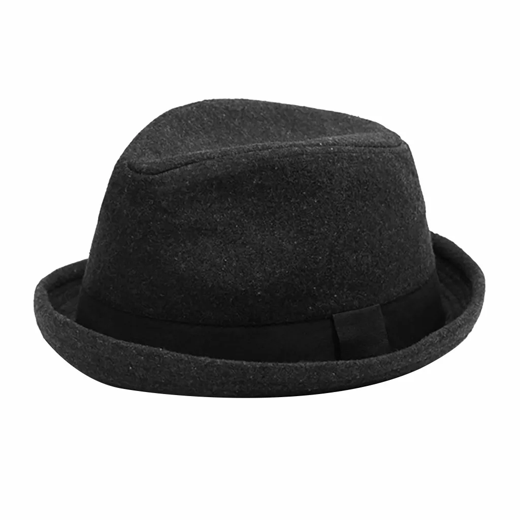 Unisex Winter Knitted Hats For Men Women Casual Black Solid Color Winter Plus Outdoor British Hat Cap Warm Hat Cap Women Male