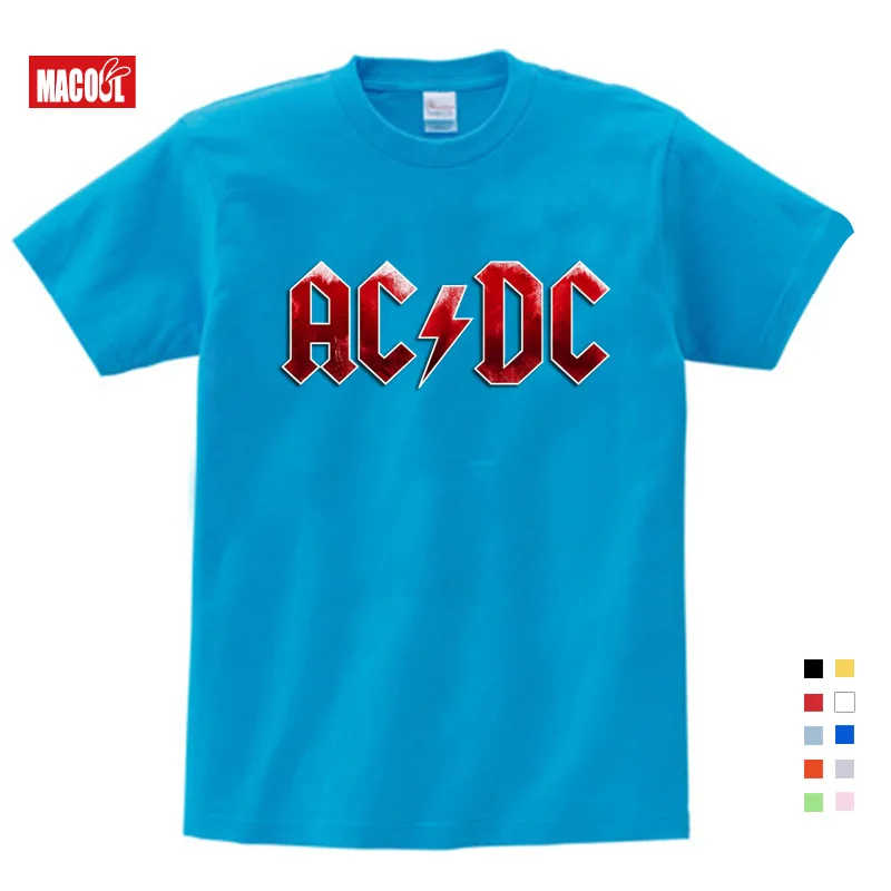 pink childreT-shirt Детские футболки детская одежда для мальчиков футболка для маленьких девочек, одежда ac dc, крутая футболка для маленьких девочек Детская Хлопковая футболка, летний топ - Цвет: pink childreT-shirt