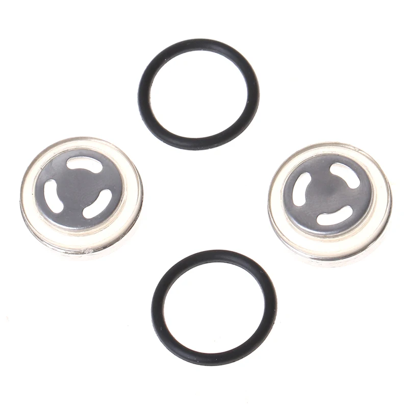 2Pcs Universal 18mm Motorcycle Sight Glass Oil Sight Glass With Seal For Brake Pump Brake Cylinder