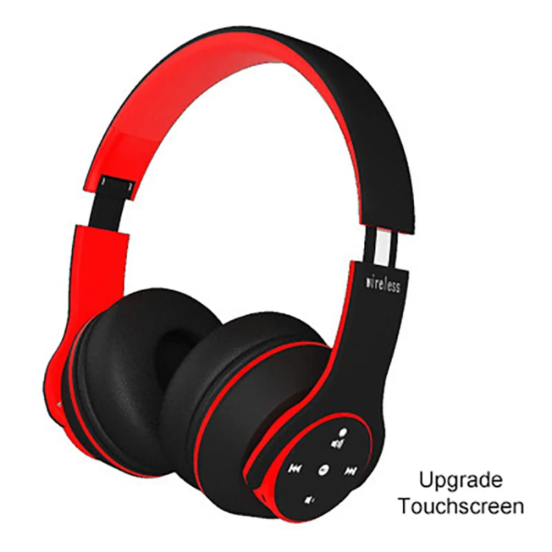 3D Hi Fi стерео Спортивные Bluetooth наушники сенсорная Складная игровая гарнитура с