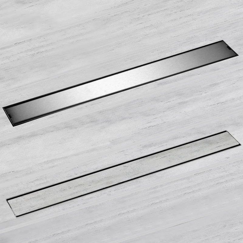 

Hidden Drain Stainless Steel Drain Linear Drain Sewer Cover Floor Drain Cover Kitchen Floor Drain Water Stopper Bathroom Drain