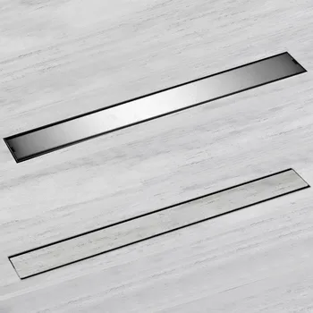 

Hidden Drain Stainless Steel Drain Linear Drain Sewer Cover Floor Drain Cover Kitchen Floor Drain Water Stopper Bathroom Drain