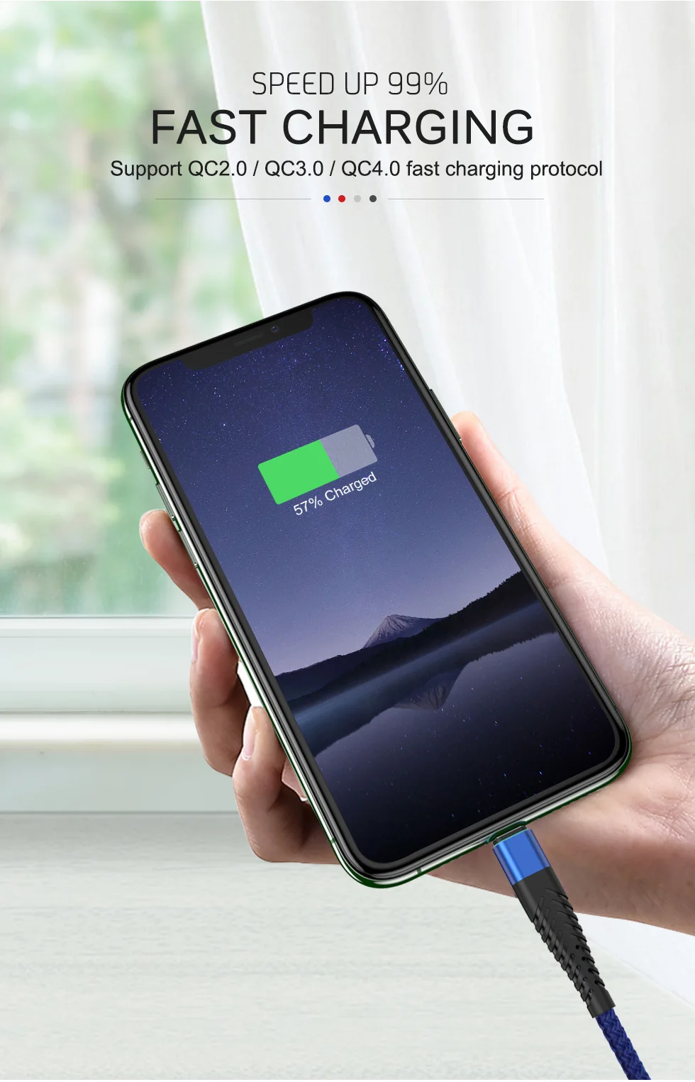 Type C Quick Charge зарядное устройство кабель для samsung huawei Oppo BLU sony Oneplus USB C свинцовый аксессуар для мобильного телефона шнур провод