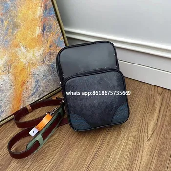 

2020 black ladies messenger bag fashion designer leather shoulder strap camera bag unisex reporter bag