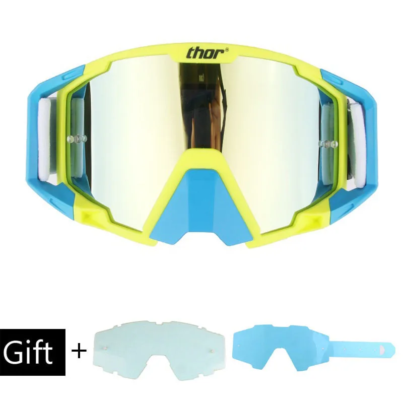 F Gafas очки для мотокросса MX внедорожные грязевые мотоциклетные шлемы очки лыжные спортивные очки маска мото очки наборы - Цвет: F
