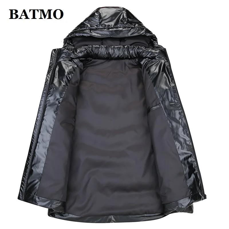 BATMO зимние парки с капюшоном, мужские куртки с капюшоном, теплое пальто, водонепроницаемые куртки с капюшоном, большие размеры XL-8XL 6812