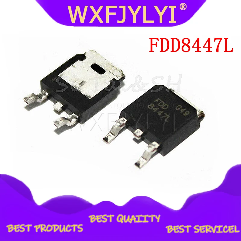 10 шт. FDD8447L FDD8447-252 TO252 8447 SMD MOSFET новый оригинальный транзистор | Электронные