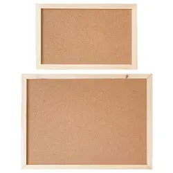 Tablón de anuncios de madera de corcho para colgar en la pared, Marco para notas, notas, tablón de notas para el hogar, oficina, tienda y escuela