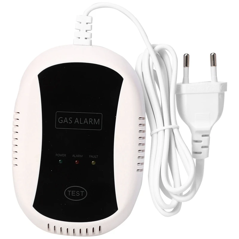 

EU Plug, Gas Detector Wireless Gas Alarm Combustible Gas Leak Detector
