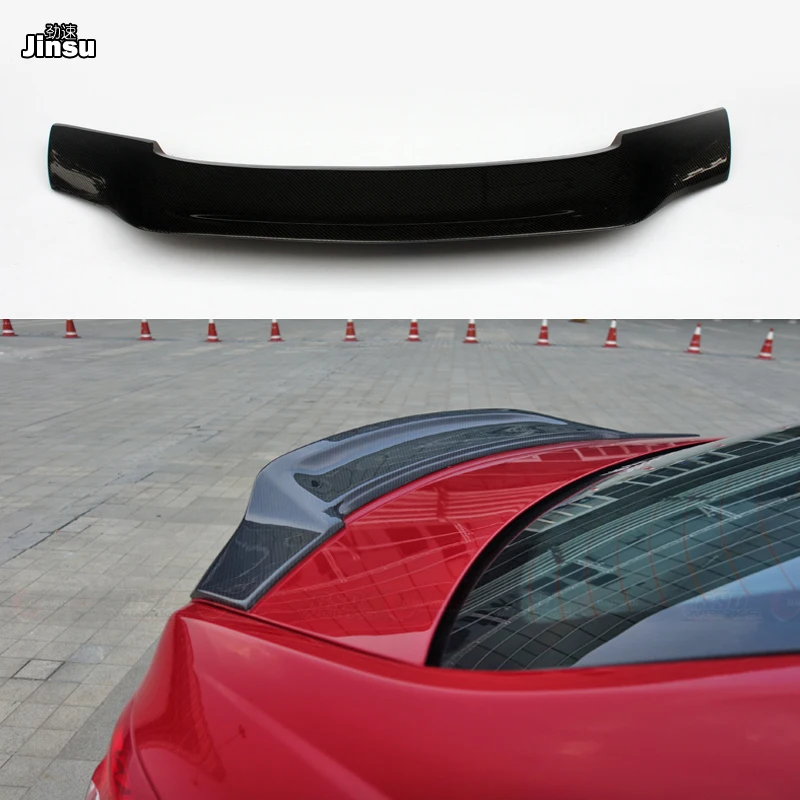 

Renntech style carbon fiber rear trunk spoiler lip For Benz E class coupe E200 E250 E350 2009 - 2016 W207 R styling back wing