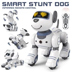 JJRC – Robot Intelligent RC chien danse avec musique inversée, cascade électronique, jouets pour enfants, cadeau, nouveauté 2021 