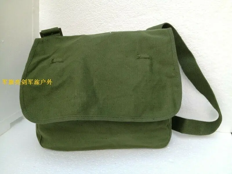 OUTDOORS VIETNAM WAR CHINESE ARMY PLA 1965 CANVAS POUCH BAG SATCHELS MILITARY
