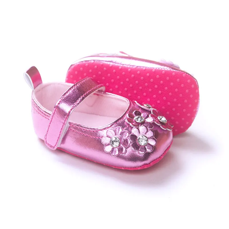 Diamond baby shoes мягкая подошва нескользящая обувь малыша обувь принцессы