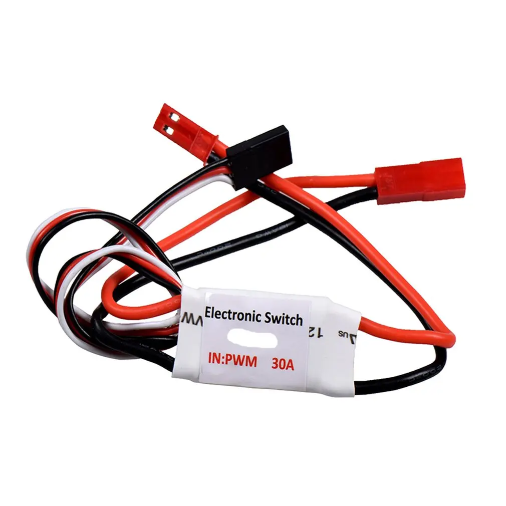 

30A Current 3.7V-27V Remote Control Electronic Switch RC Pump Switch Receiver PWM Signal for Switching Lights