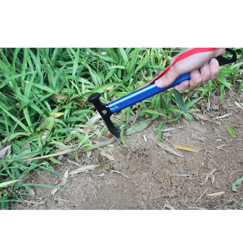 Hiking Tent Stakes Hammer Portable Portable Camping Sports& Outdoors Aluminum Alloy Flat Head Outdoor