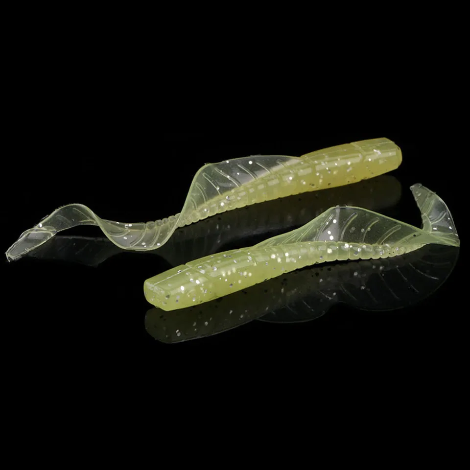 A 1 WALK FISH, 6 шт./лот, Мягкая приманка для рыбалки, 2 г, Червячные воблеры, силиконовые приманки, ледяная приманка для ловли карпа, leurre souple shad Pesca Peche Wobber - Цвет: A 1