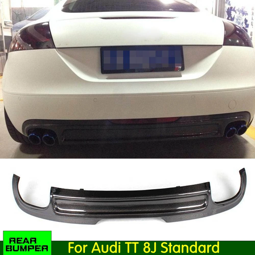 Задний диффузор для стандартного бампера Audi TT 8J спойлер губ 2008 2009 2010 не