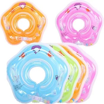

Children Safety Ring Bath Float Inflatable Ring Swimming Collar Baby Swimming Accessories Neck Ring Tube Infant Float Circle