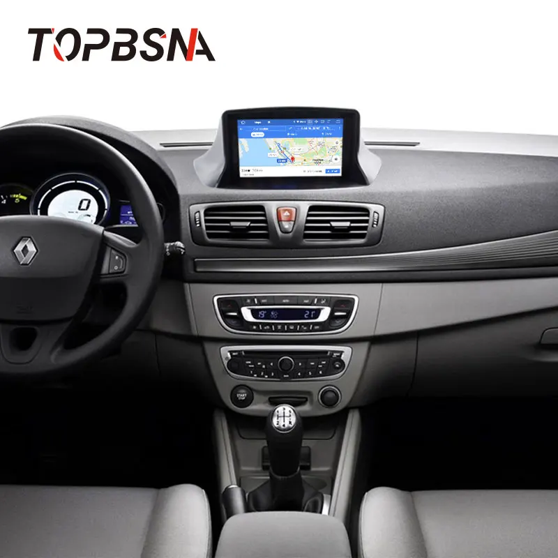 TOPBSNA 1 Din Android 9,0 автомобильный dvd-плеер для Megane 3 Fluence 2009- магнитофон 4 г+ 64 г Мультимедиа gps стерео wifi Авто RDS