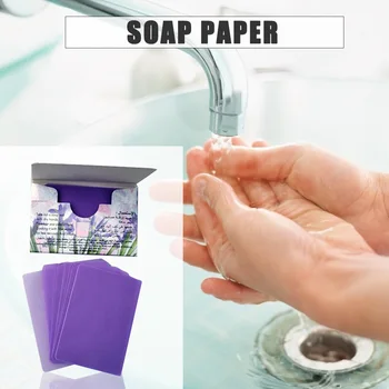 

Washing Hand Bath Clean Slice Sheets Paper 25pcs Portable Soap Paper Make Foaming Scented Bath Washing Hands Travel Soap