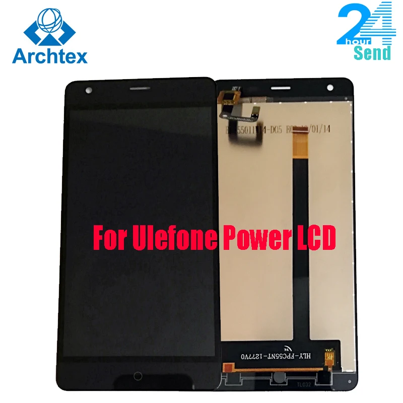 Original Ulefone Power LCD Display Digitizer + Touch Screen Replace Assemblely + tools for Ulefone