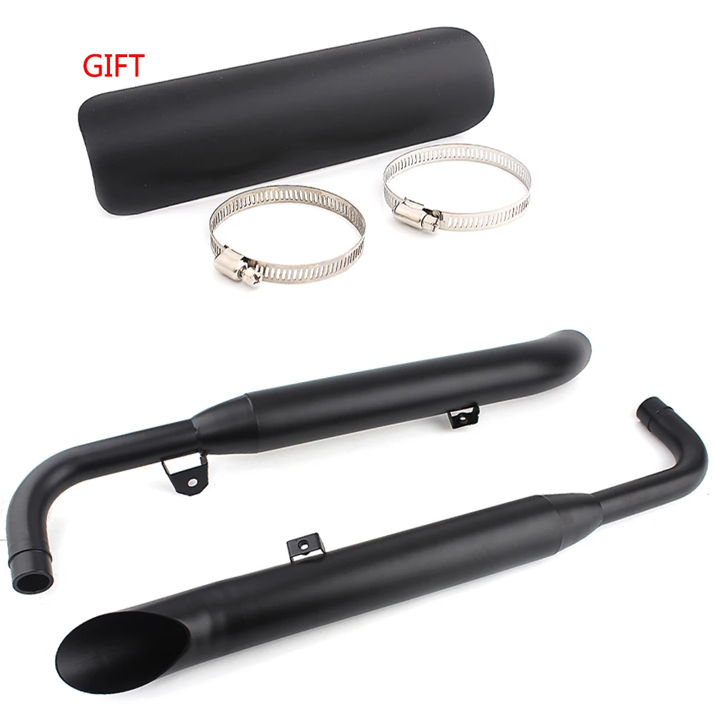 

Black Motorcycle Exhaust Modify Motocross Exhaust Muffler Fits For Triumph Bonnieville Bobber T100 T1200 Speed Master Bobber