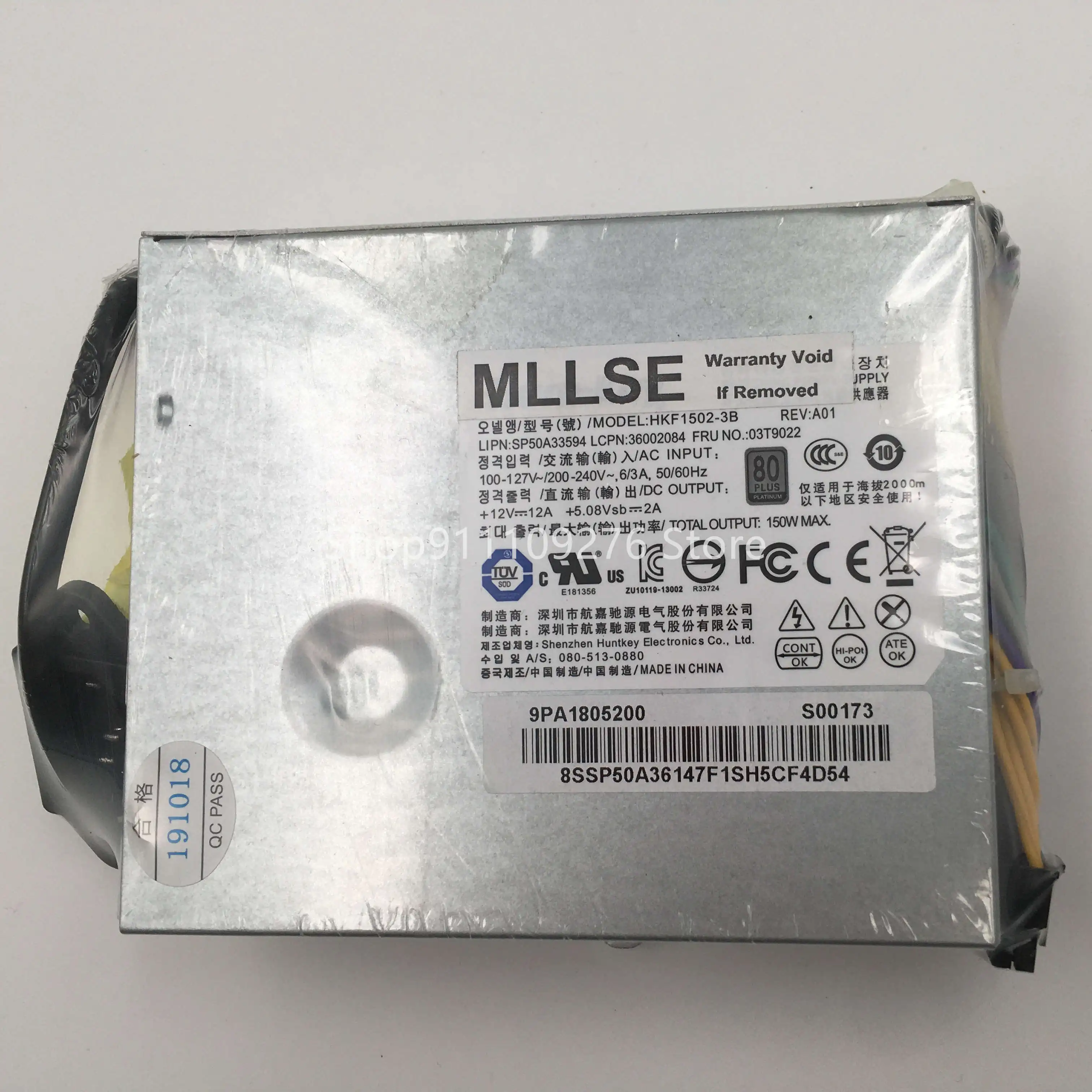 Оригинальный блок питания для Lenovo s510 s710 s590 AIO, HKF1502-3B APA005 FSP150-20AI 03T9022 MAX 150W