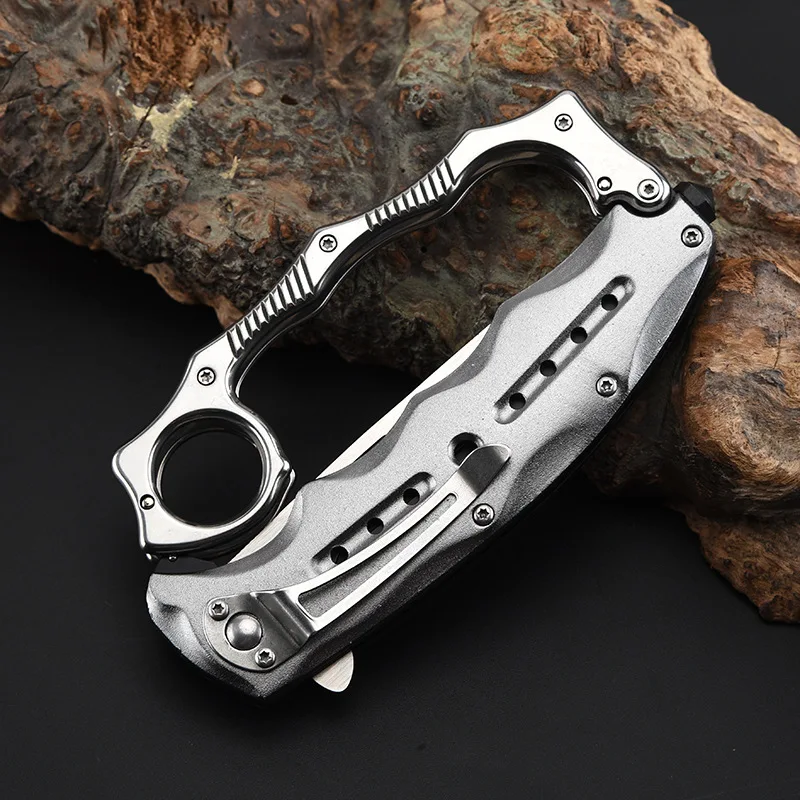  Outdoor Walking Camping Self-defense Knife Multi-function Folding Knife Hunting EDC Portable Rescue