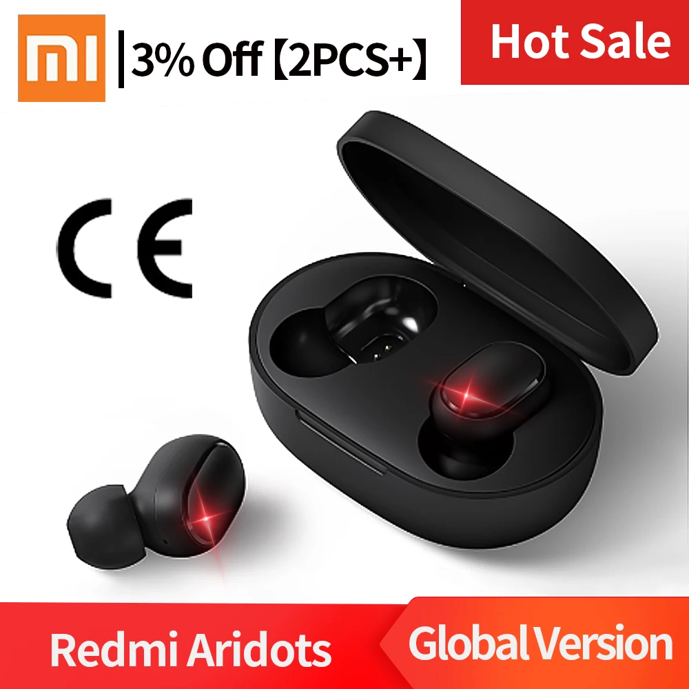 Оригинальные наушники Xiaomi Redmi Airdots беспроводные наушники Голосовое управление Bluetooth 5,0 шумоподавление управление IPX4