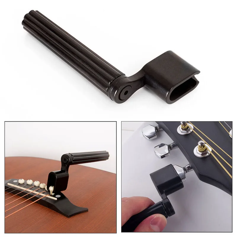 Multifunctional Guitar Tools String Winder Bridge Pin Remover Peg Puller Bass Acoustic Electric Accessories | Спорт и развлечения