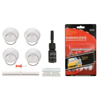 

Set Glass repair tool Adhesives Sealants Auto DIY For Chip&Crack Restore