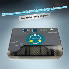 Home Incubator with LED Lighting 12 Egg Automatic Incubator Chicken Duck Goose Bird Hatcher Animal Husbandry ttlife 7 digital chicken duck egg incubator temperature control automatic turning chicken hatcher encubadoras para pollos new