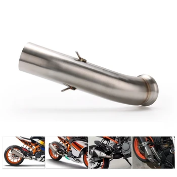 

Motorcycle Exhaust Muffler Modified Middle Link Pipe for Suzuki GSXR600 GSXR750 Exhaust 2011 - 2017 K11 Round Link Pipe Muffler