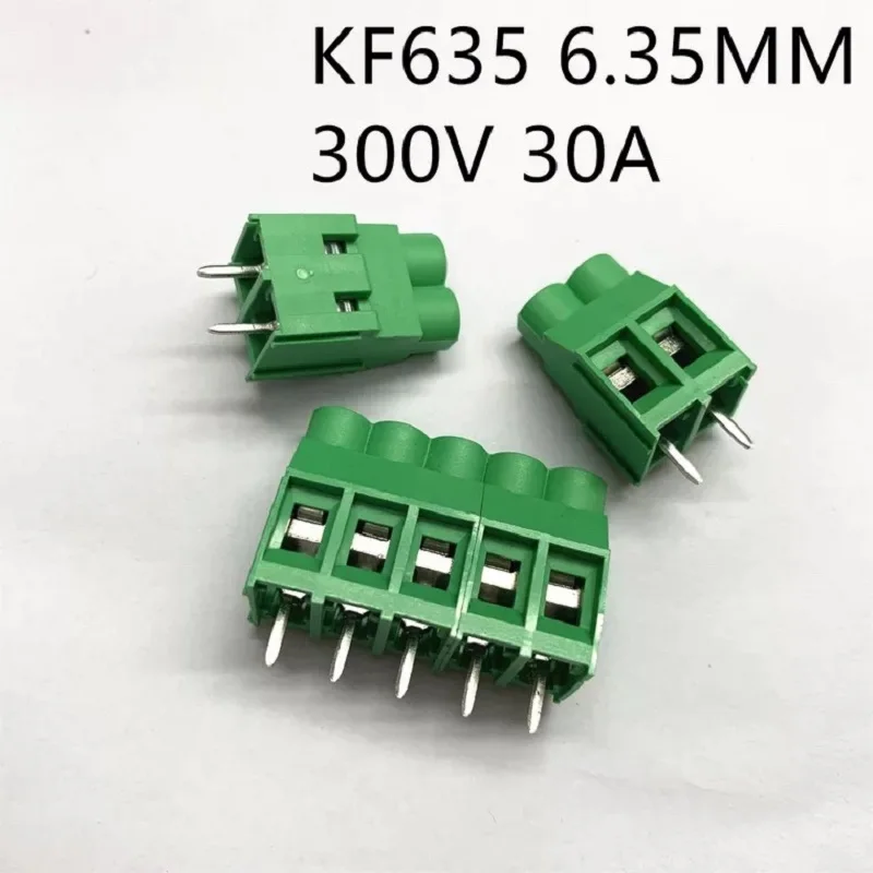Проводная клемма KF635 винтового типа 1 шт. высокое напряжение 30 А проводной разъем