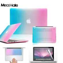 Матовый для Apple MacBook Air Pro retina 12 13 15 жесткий чехол для ноутбука защитный чехол+ клавиатура чехол+ экран для Macbook Pro 13 Чехол