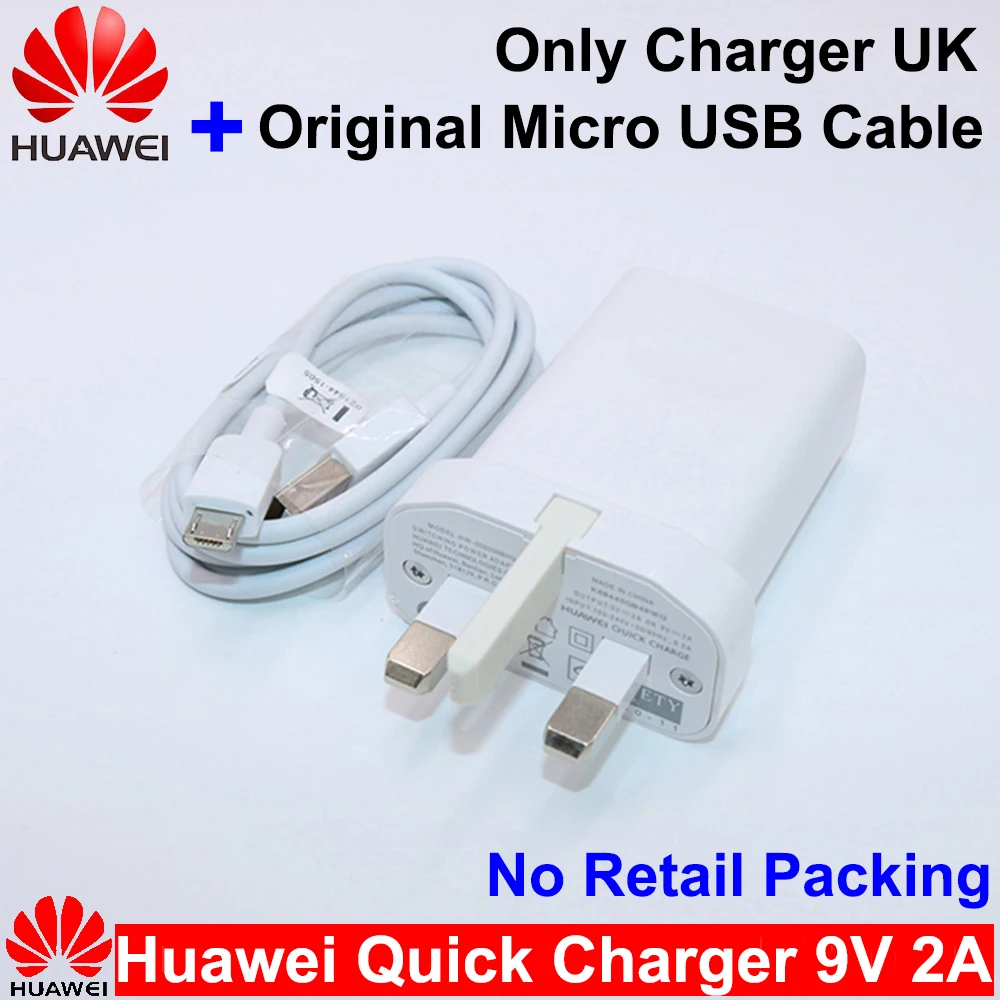 Huawei 9V2A UK/EU/US Fast Charger QC2.0 Quick Fast Charge Adapter Type C/Micro USB Cable For Mate 7 8 10Lite P8 9 10Lite Honor 8 usb charger Chargers