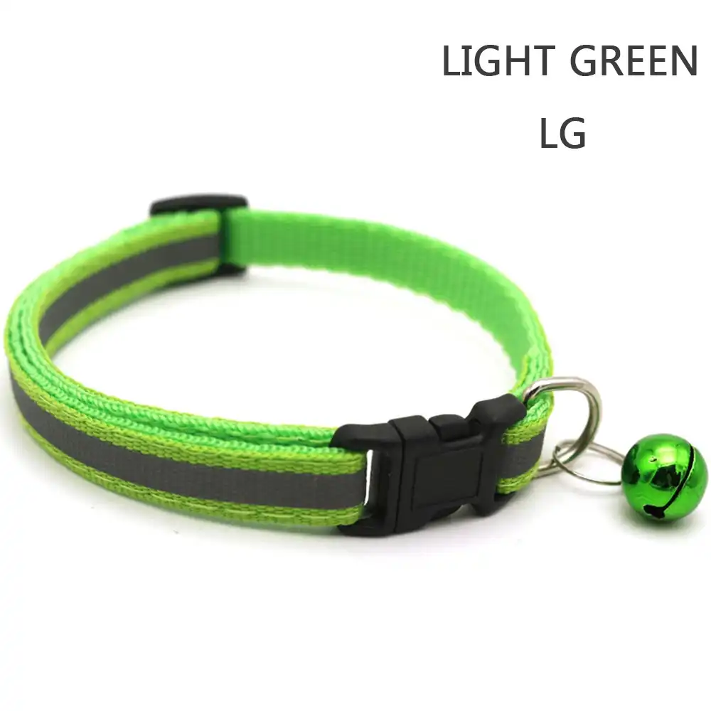 light green dog collar