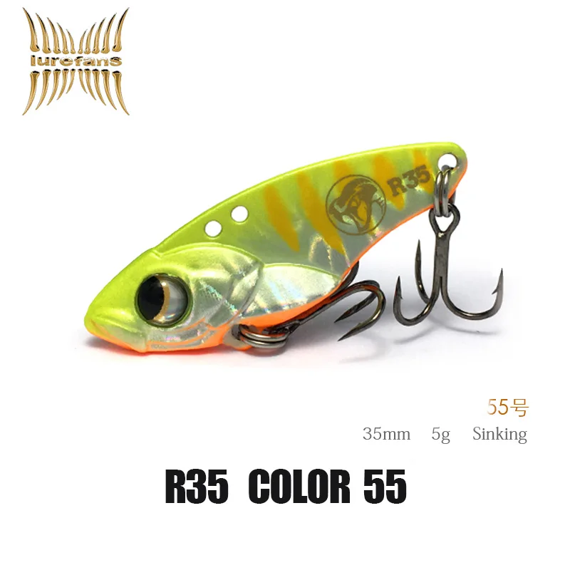 Lurefans-r35/r40/r45 1pc Vib Sinking Lure 35mm/40m/45mm Wobbler Artificial  Hard Bait For Catfish Blackfish Fishing Tackle - Fishing Lures - AliExpress