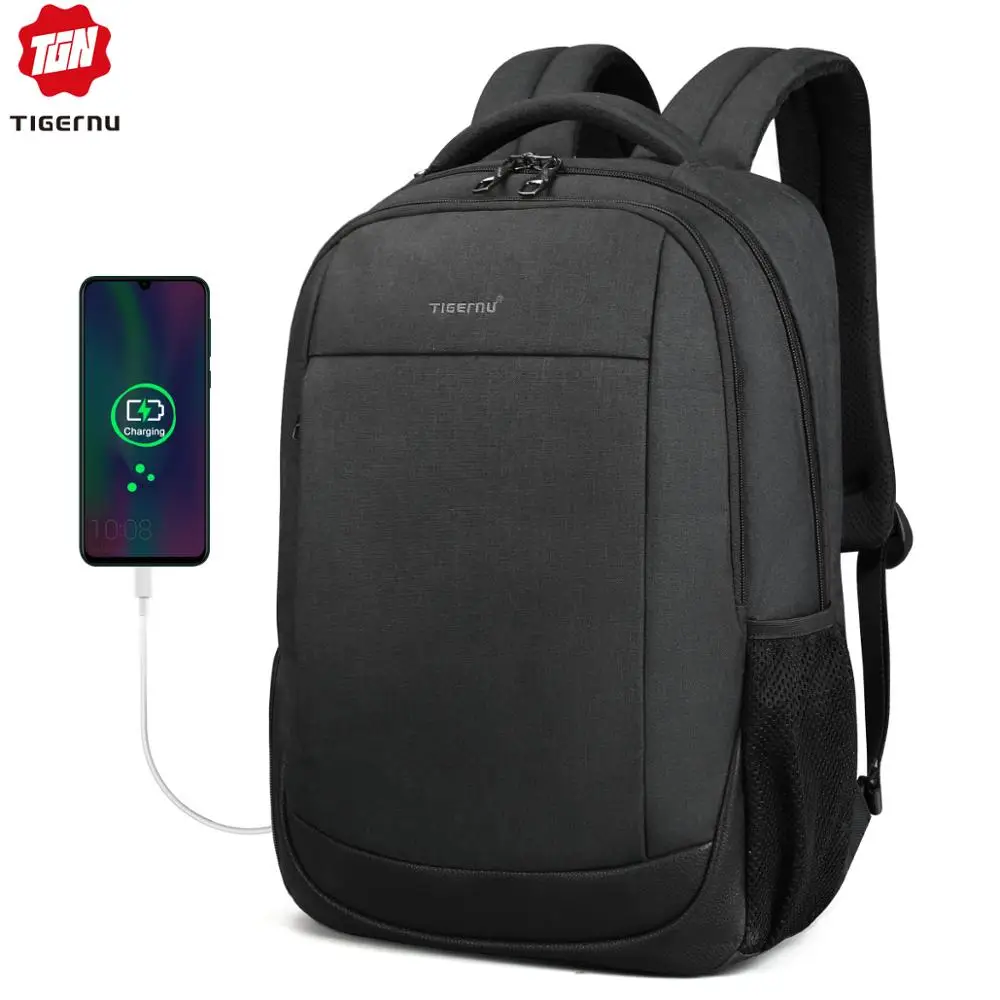 

Tigernu Brand USB Charging Male Backpack Anti Theft 15.6"Laptop Business Backpack Bag Women School Bag Mochila Men Travel Bags