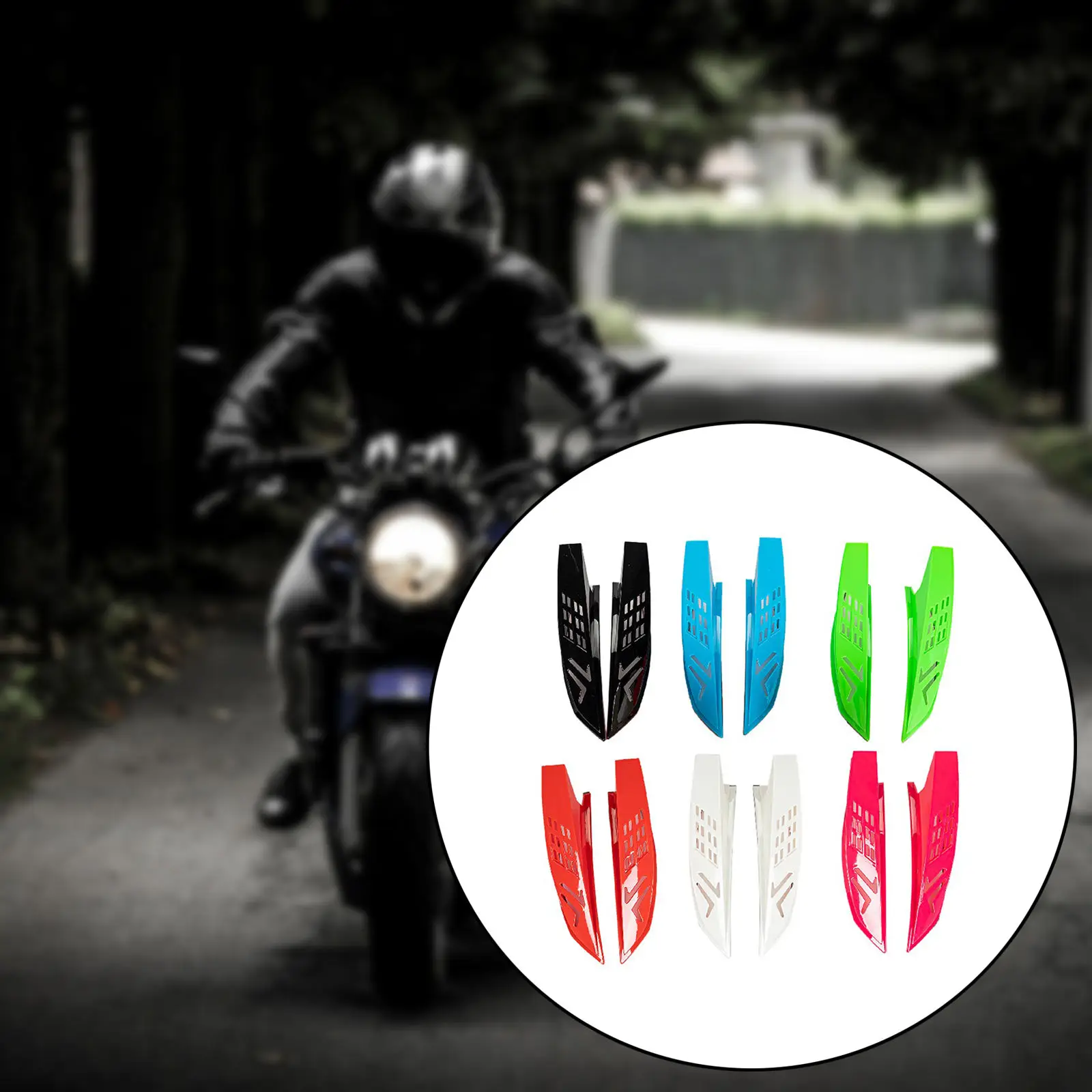 Plastic Motorcycle Helmet Ears Horns Protective Decorative Stylish Motorbike Accessories Strong