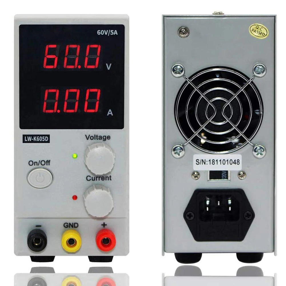 LW-K605D 60V 5A мини Регулируемый цифровой лаборатории коммутации Питание 110V 220 в США/ЕС/штепсельная вилка австралийского стандарта с Тесты линии