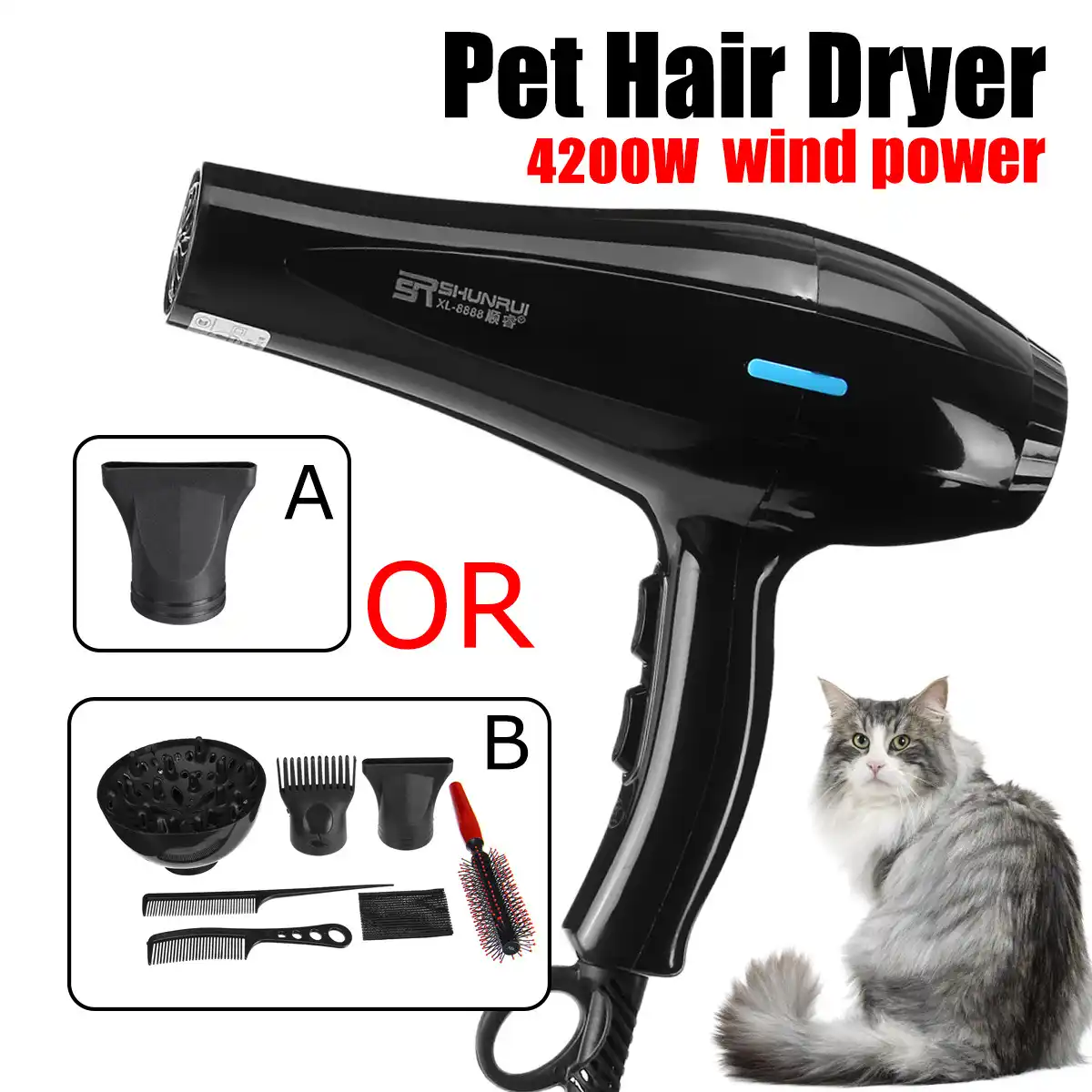 quiet hair dryer for cats