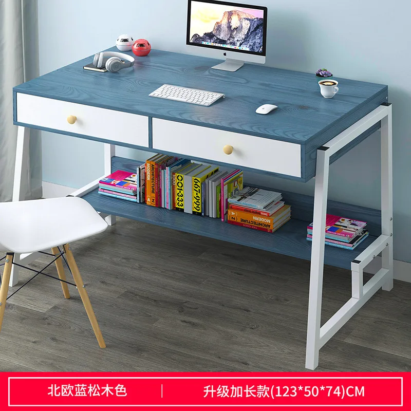 Style C3 123CM Настольный стол простой и современный домашний стол для спальни простая книжная полка комбинированный Письменный Стол Офисный Компьютерный Стол - Цвет: Style C3 123CM
