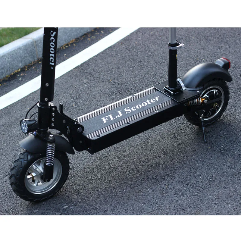 US $786.42 FLJ Electric Scooter with seat 48V1200W 500W kick scooter foldable e scooter big wheel electro bike scooter electrico