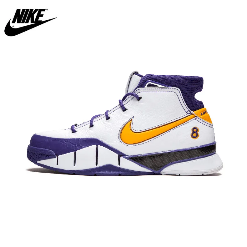 Kobe 1 Protro ZK1 черный золотой красный Томас камуфляж зеленый Жевательная обувь для мужчин КБ один 1s кроссовки размер 40-46 - Цвет: Синий