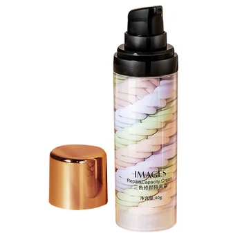 

Natural Makeup Foundation Tricolor Face Foundation Beauty Makeup Long-lasting Moisturizing Concealer Cream Face Foundation