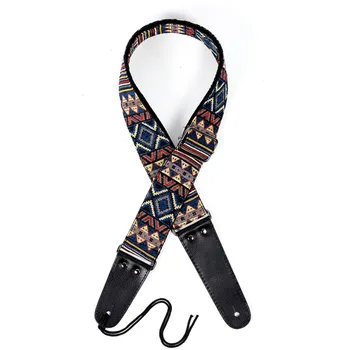 

S539 Fashion Thick Strap Folk Guitar Strap Electric Guitar Acoustic Guitar Strap
