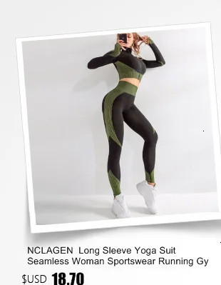 NCLAGEN женский полосатый спортивный костюм из 2 предметов для тренировок с оборками, топ на бретелях, бюстгальтер, тонкие леггинсы для фитнеса, занятий йогой, комплект одежды