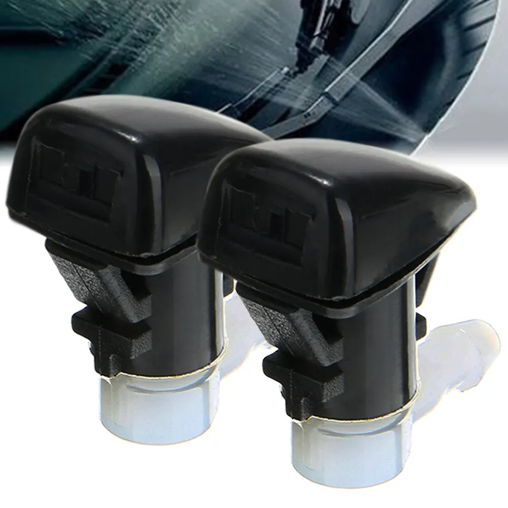 2Pcs Auto Car Windshield Washer Wiper Water Spray Nozzle Fit For Dodge Durango 2011-2019 Car Accessories