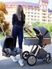 Baby Stroller 3 in 1Infant Pram for Newborn ► Photo 2/6